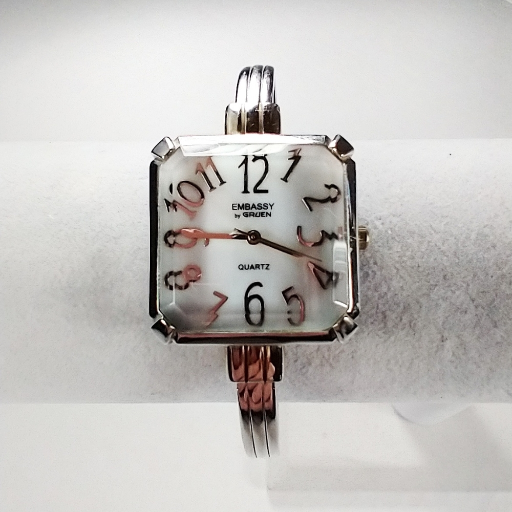 Embassy women's cuff watch.